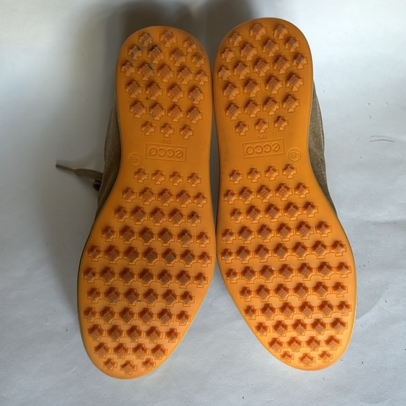 ECCO Tan Leather Spikeless Golf Shoes Mens Sz 43 (9/9.5) EUC $180 - Picture 5 of 11